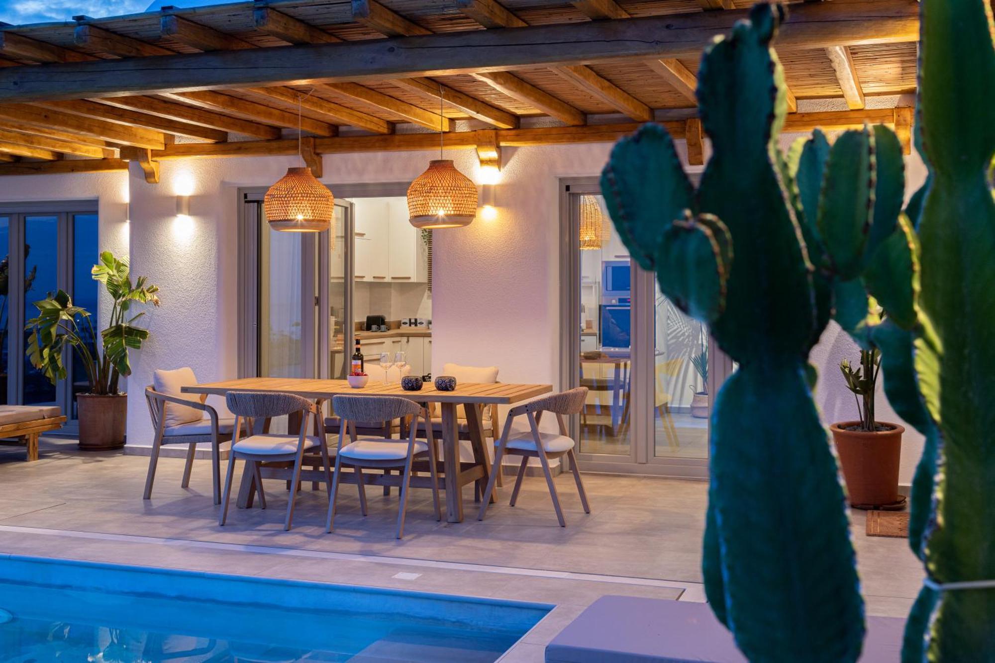 Villa Lefko Megas Gialos - Nites Luaran gambar